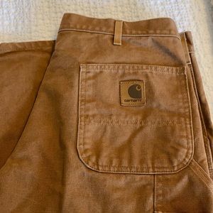 carhartt men’s brown work pants. 38x30